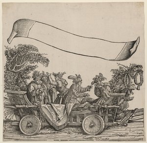 Naturlige dårer Triumftoget til keiser Maximilian I, ca 1515