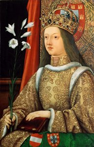 Portrett av Eleanor av Portugal 1434-1467, den hellige romerske keiserinne, etter 1468