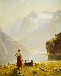 En sommerdag i en norsk fjord