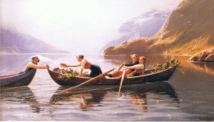 Roler på sjøen, fra fra magasin eller bokkilde ukjent av Hans Dahl