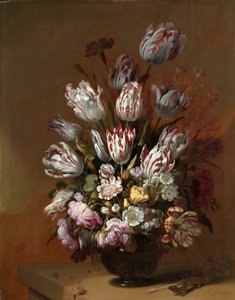 Stilleben med blomster, 1639. av Hans Gillisz. Bollongier
