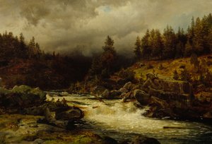 Stryk i Norge av Hans Gude