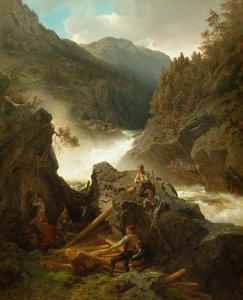 Rukkedals river, Nes in Hallingdal