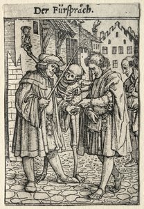 Dødedansen: Advokaten. av Hans Holbein