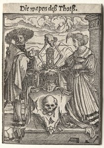 Dance of Death: The Coat of Arms of Death av Hans Holbein