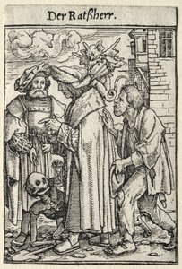 Dødedansen: Rådmannen av Hans Holbein