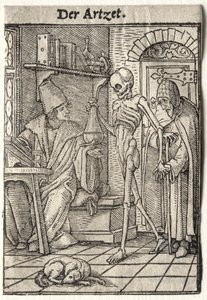 Dødedansen: Doktoren. av Hans Holbein