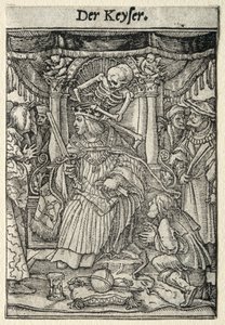 Dødedansen: Keiseren av Hans Holbein