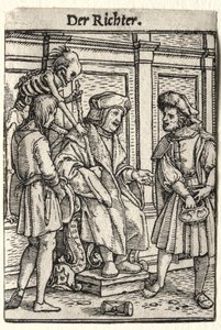 Dødedansen: Dommeren av Hans Holbein