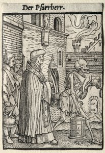 Dødedansen: Pastoren av Hans Holbein