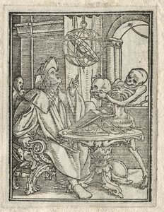 Dødedansen: Astrologen; Den rike mannen av Hans Holbein
