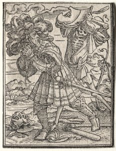 Dødedansen: Greven eller jarlen. av Hans Holbein