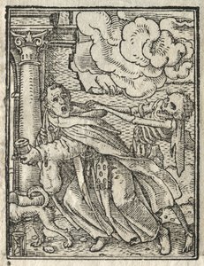 Dødsdansen: The Mendicant Friar, The Nun. av Hans Holbein