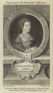 Catharine Howard, dronning av kong Henry VIII av Hans Holbein der Jüngere