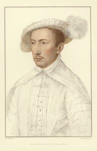 Claude XVII, grev de Laval (akvatint) av Hans Holbein der Jüngere