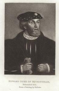 Edward Duke av Buckingham av Hans Holbein der Jüngere