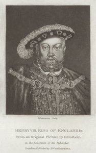 Henrik VIII, konge av England av Hans Holbein der Jüngere