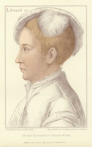 Kong Edward VI av England og Irland (akvatint)