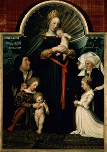 Madonna av Burgermeister Meyer av Hans Holbein der Jüngere