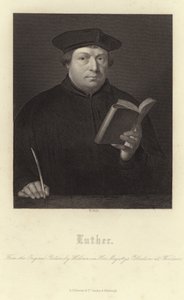 Portrett av Martin Luther av Hans Holbein der Jüngere