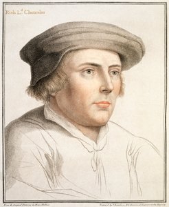 Richard Rich, første baron Rich (ca. 1496-1567) gravert av Francesco Bartolozzi (1727-1815) av Hans Holbein der Jüngere