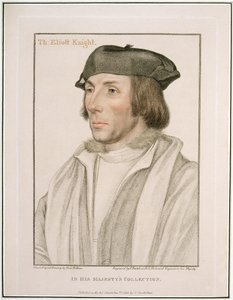 Sir Thomas Elyot (ca. 1490-1546) gravert av Francesco Bartolozzi (1727-1815) 1794 av Hans Holbein der Jüngere