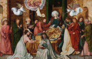 Guds mor Marias død. 1492