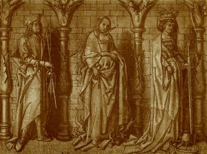 St. Willibald, Lucia og Katharina av Hans Holbein the Elder