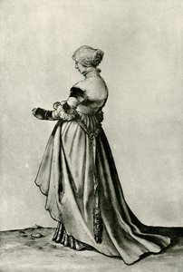 Bourgeoise fra Basel av Hans Holbein der Jüngere
