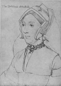 Catherine Willoughby, c1532-1543 1945 av Hans Holbein der Jüngere