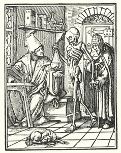 Døden og legen av Hans Holbein der Jüngere