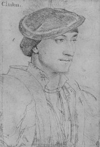 Edward, Lord Clinton, c1532-1543 1945 av Hans Holbein der Jüngere