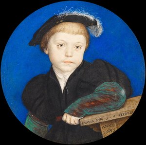 Henry Brandon, 2. hertug av Suffolk 1535-51 av Hans Holbein the Younger