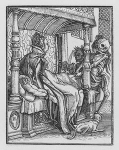 Holbeins Dødedans: Hertuginnen av Hans Holbein der Jüngere
