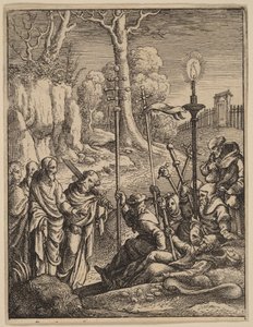 Jesus konfronterer sine motstandere av Hans Holbein the Younger