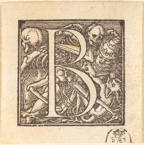 Bokstav B. av Hans Holbein der Jüngere