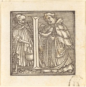 Bokstaven L av Hans Holbein der Jüngere