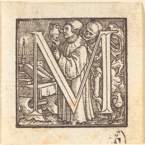 Bokstaven M av Hans Holbein der Jüngere