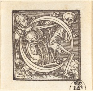 Bokstaven O av Hans Holbein der Jüngere