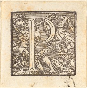 Bokstaven P. av Hans Holbein der Jüngere