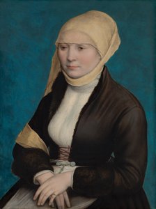 Portrett av en kvinne fra Sør-Tyskland, ca. 1520-1525 av Hans Holbein der Jüngere