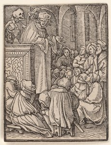 Presten, fra Dødsdansen av Hans Holbein the Younger