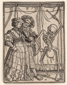 Adelskvinnen, fra «Dødsdansen» av Hans Holbein the Younger