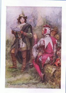 Treet gir dårlig frukt (As You Like It), fra The Complete Works of Shakespeare utgitt av George Harrap & Co Ltd, 1920-tallet av Hans Holbein der Jüngere