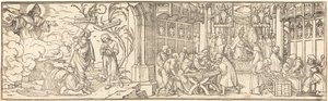 Trafikk i avlat. av Hans Holbein der Jüngere