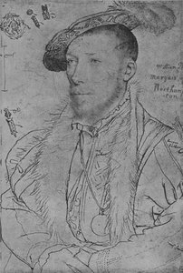 William Parr, Marquess of Northampton, c1538-1542 1945 av Hans Holbein der Jüngere