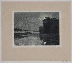 Landskap. Måneskinn av Hans Julius Fæster