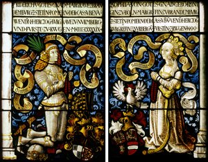 Markgreve Frederick av Brandenburg-Ansbach 1460–1536 og hans kone Sophia Jagiellon 1464–1512, 149 av Hans Kamberger