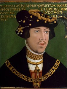 Portrett av Ludvig II av Ungarn (Louis Jagiellon)