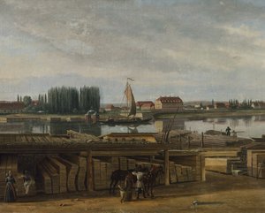 Fra området Dresden, ca. 1829-30 (olje på lerret) av Hans Leganger Reusch